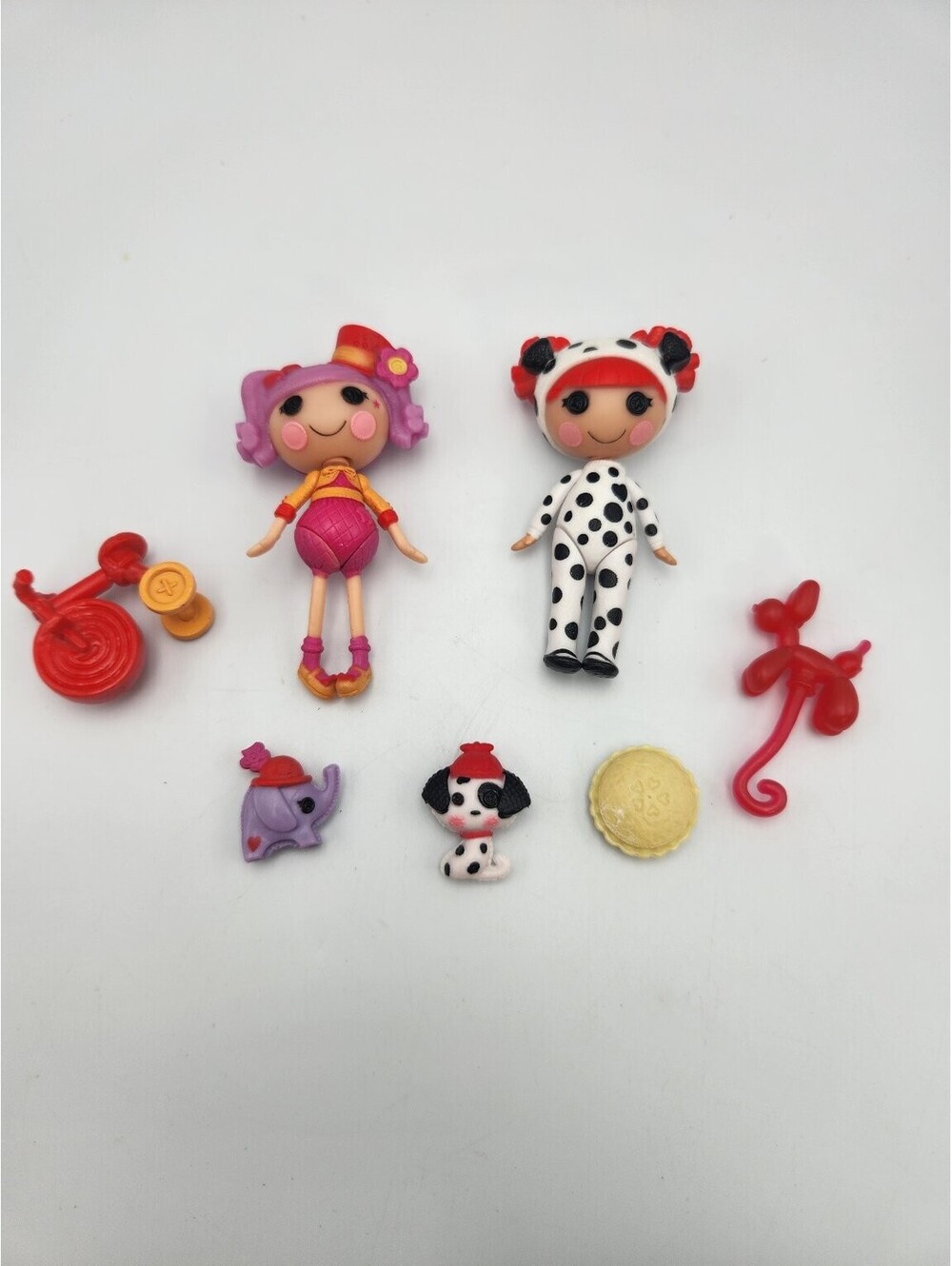 Mini Lalaloopsy Silly Funhouse Peanut Big Top & Ember Flicker Flame Set Q6